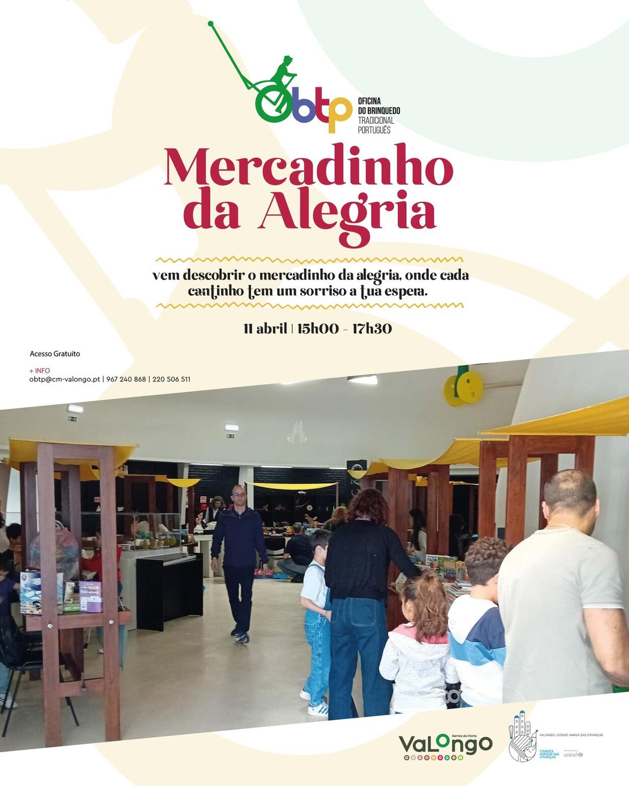 Cartaz - OBTP 2026 Mercadinho da Alegria